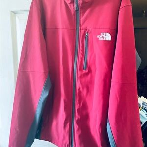 The Northface color block zipper jacket